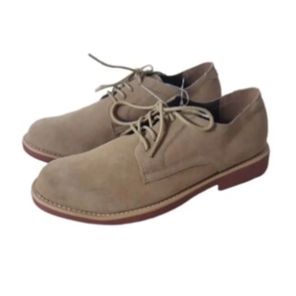 Classroom School Uniform Oxford Shoes Youth Size 9.5 Tan Lace up "Bucky" - Picture 1 of 10